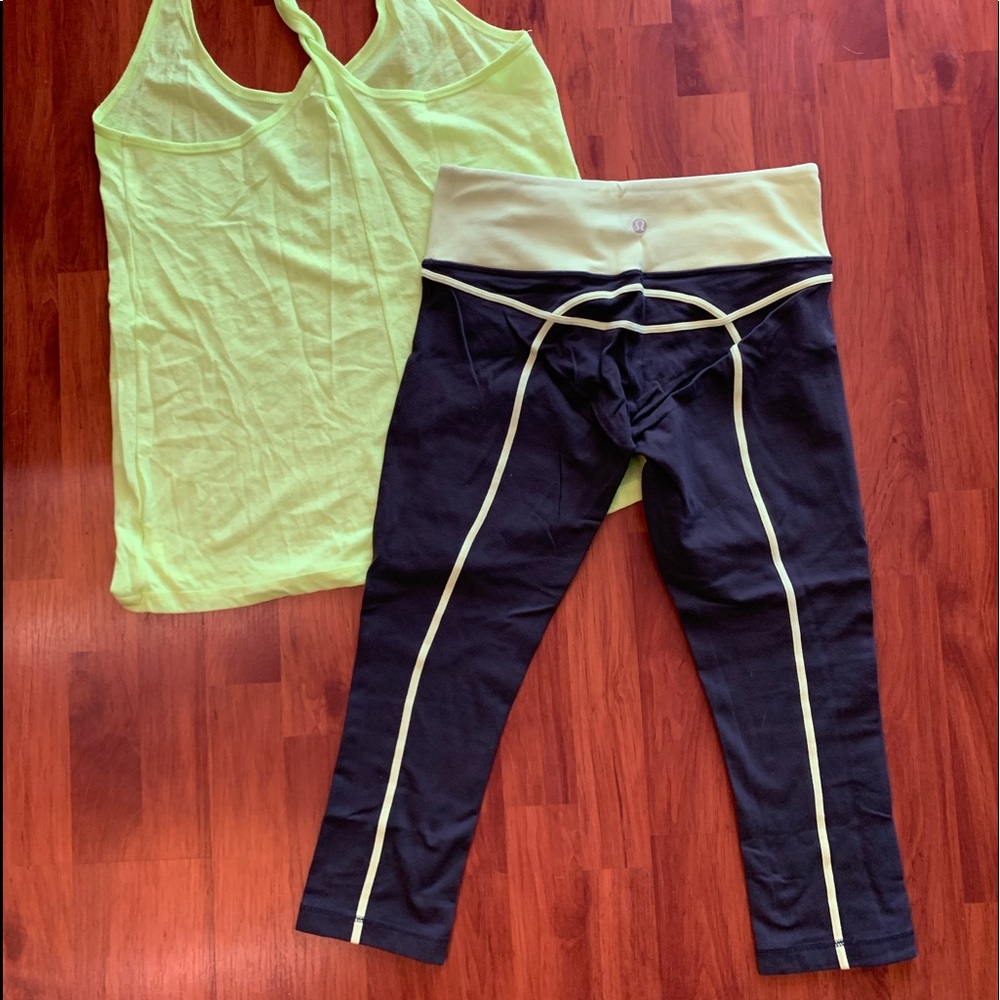 Lululemon Crop Leggings Top 6